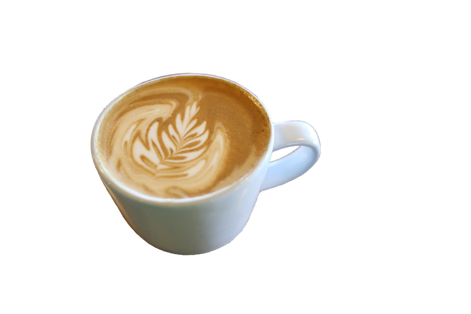 Latte with latte art